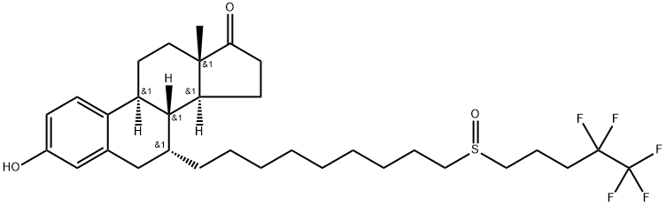 氟维司群17-甲酮 结构式