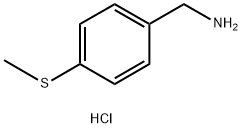 4-(甲基巯基)苯基]甲胺盐酸 结构式