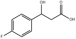 3-(4-氟苯基)-3-羟基丙酸 结构式