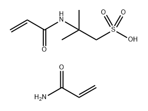 1-Propanesulfonic acid, 2-methyl-2-[(1-oxo-2-propenyl)amino]-, polymer with 2-propenamide 结构式