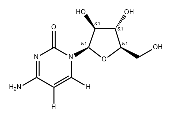 阿糖胞苷-D2氘代 结构式