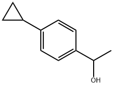 Benzenemethanol, 4-cyclopropyl-α-methyl- 结构式