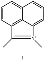 苯并[CD]吲哚,1,2-二甲基-,碘化物(1:1) 结构式