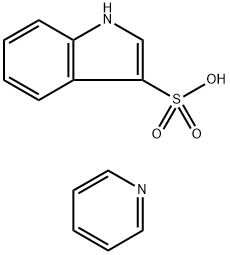 1H-Indole-3-sulfonic acid, compd. with pyridine (1:1) 结构式