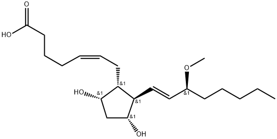 prostaglandin F2alpha 15-methyl ether 结构式