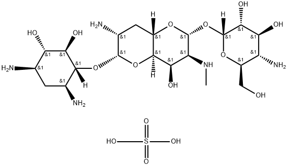 硫酸安普霉素 结构式