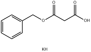 丙二酸单苄酯单钾盐 结构式