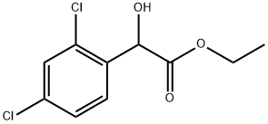 Ethyl 2,4-dichloro-α-hydroxybenzeneacetate 结构式