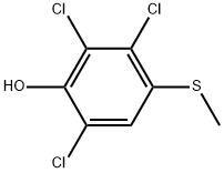 2,3,6-Trichloro-4-(methylthio)phenol 结构式