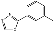 2-(3-Methylphenyl)-1,3,4-oxadiazole 结构式
