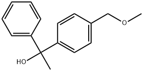 4-(Methoxymethyl)-α-methyl-α-phenylbenzenemethanol 结构式