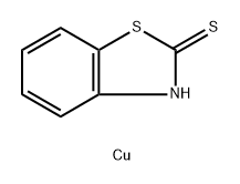 2-硫醇基苯并噻唑铜盐 结构式