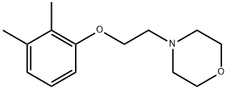 4-(2-(2,3-dimethylphenoxy)ethyl)morpholine 结构式