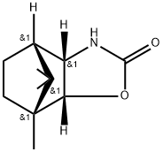 (3aS,4S,7S,7aR)-7,8,8-trimethylhexahydro-4,7-methanobenzo[d]oxazol-2(3H)-one 结构式