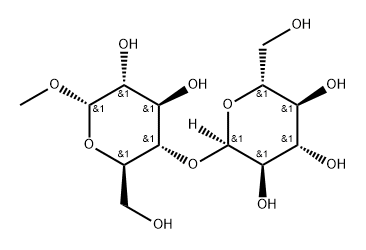 α-D-Glucopyranoside, methyl 4-O-α-D-glucopyranosyl- 结构式