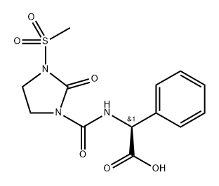 美洛西林钠杂质 结构式