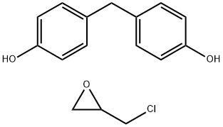 Phenol, 4,4-methylenebis-, polymer with (chloromethyl)oxirane 结构式