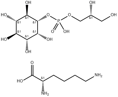 甘油磷酸肌醇赖氨酸盐 结构式