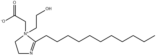 1-(Carboxylatomethyl)-4,5-dihydro-1-(2-hydroxyethyl)-2-undecyl-1-imidazolium 结构式