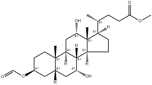 (3β,5β,7α,12α)-3-(ForMyloxy)-7,12-dihydroxycholan-24-oic Acid Methyl Ester 结构式