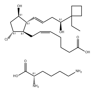 化合物 ONO-AE1-259 LYSINE 结构式