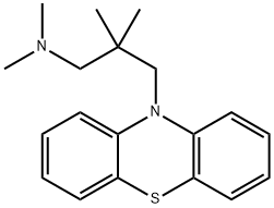 N,N,β,β-Tetramethyl-10H-phenothiazine-10-propan-1-amine 结构式