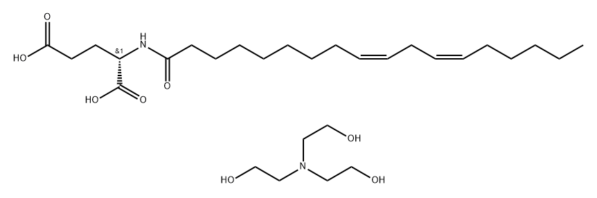 TEA-linoleoyl glutamate 结构式