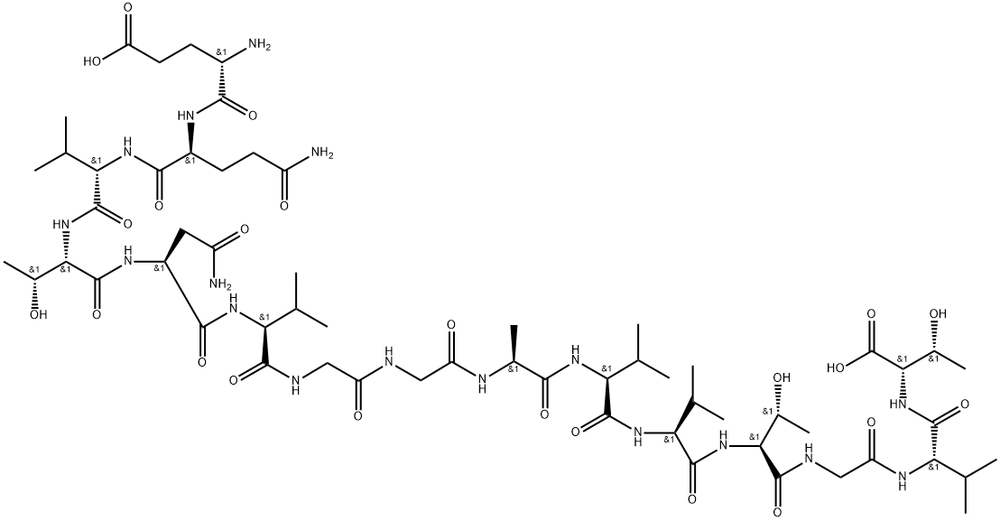 Α-突刺蛋白61-75 结构式