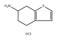 4,5,6,7-四氢苯并[B]噻吩-6-胺盐酸盐 结构式