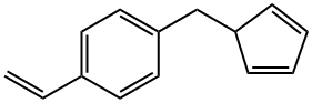 1-(2,4-环戊二烯-1-基甲基)-4-乙烯基苯 结构式