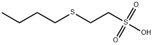 2-Butylsulfanyl-ethanesulfonic acid 结构式