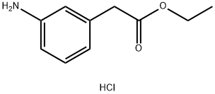 ethyl 2-(3-aminophenyl)acetate Hydrochloride 结构式