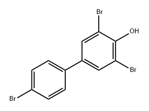 3,4',5-Tribromo-[1,1'-biphenyl]-4-ol 结构式