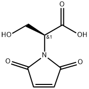 N-MALEONYL-(S)-SERINE 结构式