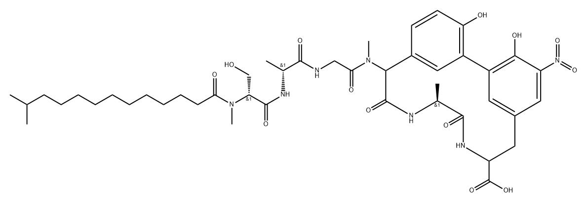 芳桥霉素 B6 结构式