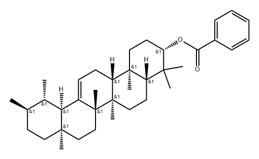 alpha-amyrin benzoate 结构式