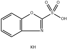 2-Benzoxazolesulfonic acid, potassium salt (1:1) 结构式