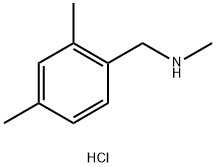 1-(2,4-二甲基苯基)-N-甲基甲胺盐酸盐 结构式