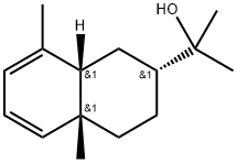 (2R)-1,2,3,4,4a,8aβ-Hexahydro-α,α,4aβ,8-tetramethylnaphthalene-2α-methanol 结构式