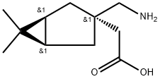Bicyclo[3.1.0]hexane-3-acetic acid, 3-(aminomethyl)-6,6-dimethyl-, (1-alpha-,3-ba-,5-alpha-)- (9CI) 结构式