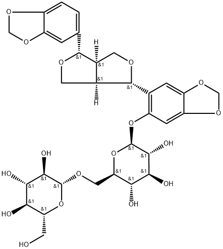 芝麻醇(1→6)??二葡糖苷 结构式