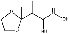 1,3-Dioxolane-2-ethanimidamide, N-hydroxy-α,2-dimethyl- 结构式