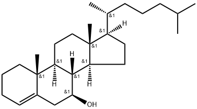 7β-Hydroxycholest-4-ene 结构式