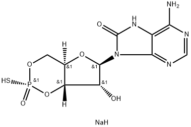 Rp-8-OH-cAMPS 结构式