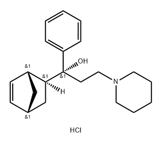 biperiden hydrochloride 结构式