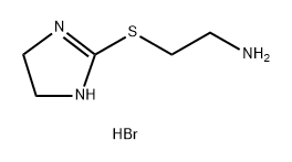 2-[(2-Imidazoline-2-yl)thio]ethanamine·2hydrobrominate 结构式
