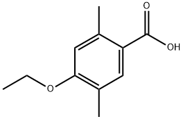 4-Ethoxy-2,5-dimethylbenzoic acid 结构式