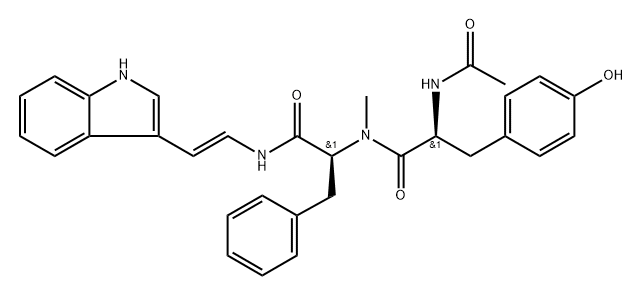 宫岛酰胺 B2 结构式