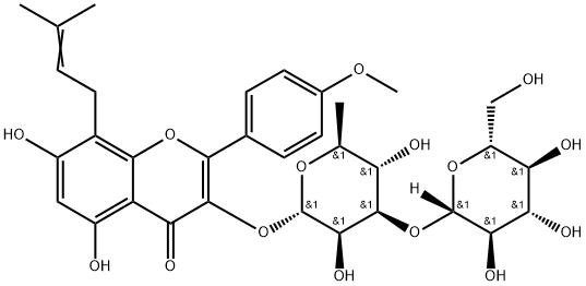 Iso-sagittatoside A 结构式