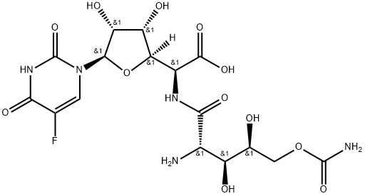 氟多氧菌素 L 结构式